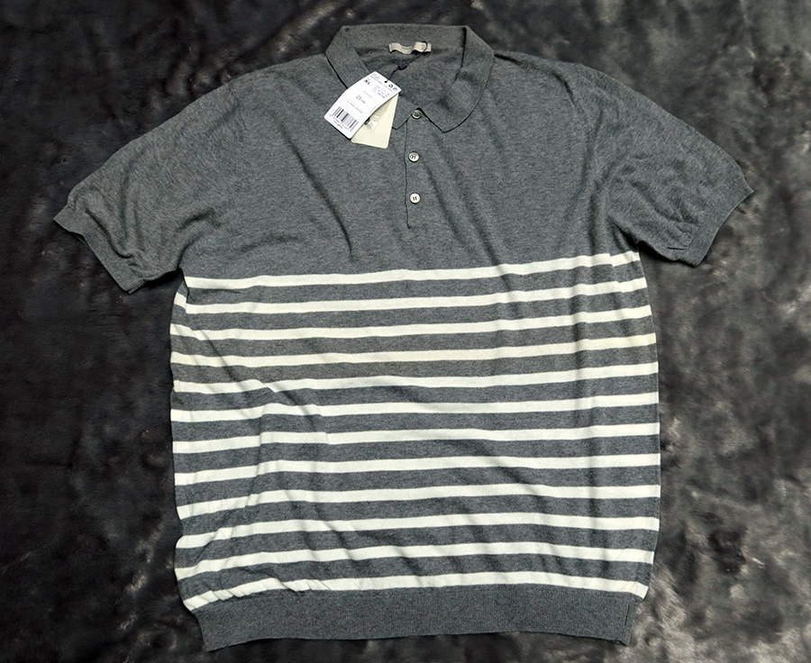 MANGO MAN /46/48 เสื้อยืดคอปกโปโลสีและลายสวยใหม่แท้ ราคารวมส่ง Flash