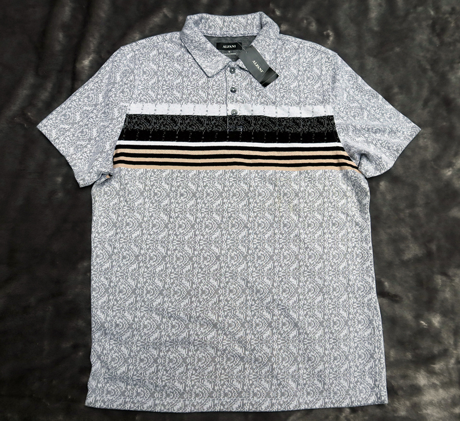 ALFANI /42/44/46/50 เสื้อยืดแขนสั้นปกโปโล 2 สีสวยใหม่แท้ ราคารวมส่ง Flash