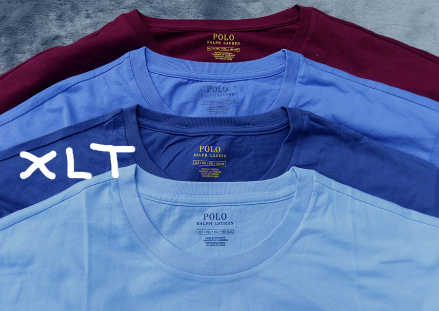 Polo Ralph Lauren /XLT (52) เสื้อยืดคอกลม 4 สีสวยใหม่แท้ ราคารวมส่ง Flash