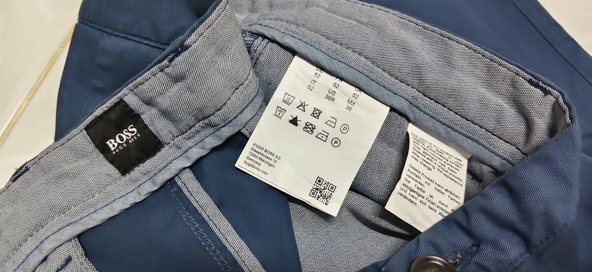 กางเกงขายาว Men's HUGO BOSS Crigan3-D Stretch 10186371 Size 36" นิ้ว

สีน้ำเงินโคบอลต์ (ขนาดวัดจริ