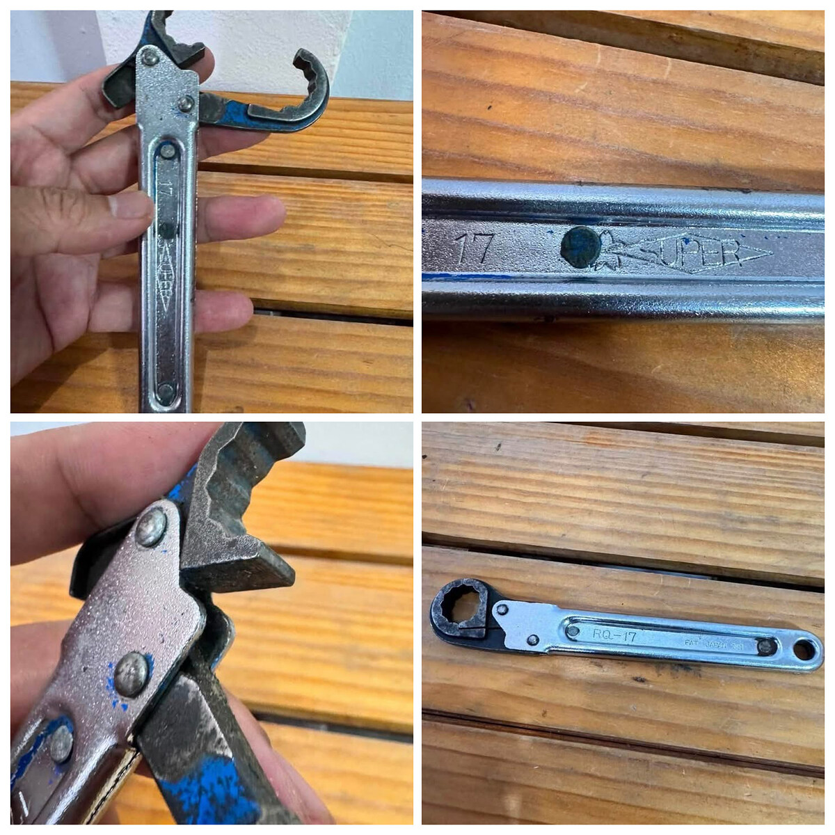 2.SUPER TOOL Super Quick Wrench RQ-17

ขนาด 17 mm  เหมาะกับข้อต่อท่อ สายแรงดัน

 งานแอร์ Hydraul